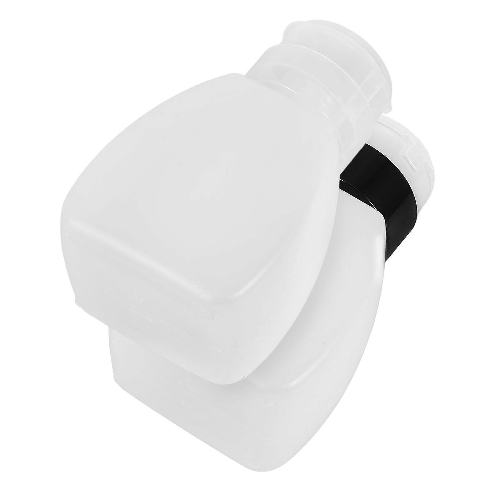 Press Bottles Push Down Empty Bottle Dispenser for Storage 2Pcs Transparent Plastic
