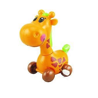 3pcs Cartoon Giraffe Spielzeug Aufzieh-Tierspielzeug Lustige Uhrwerk Spielzeug Party Gastgeschenke für Kinder Kinder Zufällige Farbe