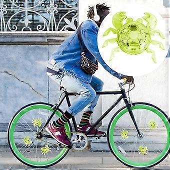 Crab Cycling Warning Light - Multi-Purpose Bike Wheel Light, Waterproof Safety Signal for Cyclists & Outdoor Activities