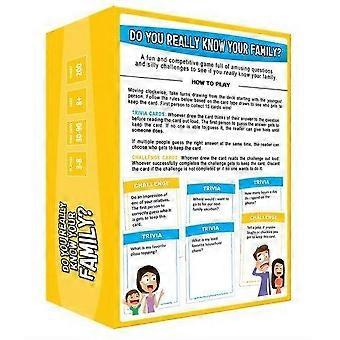 Family Game Night: Fun Conversation Starters & Silly Challenges for Kids, Teens & Adults - Do You Really Know Your Family?