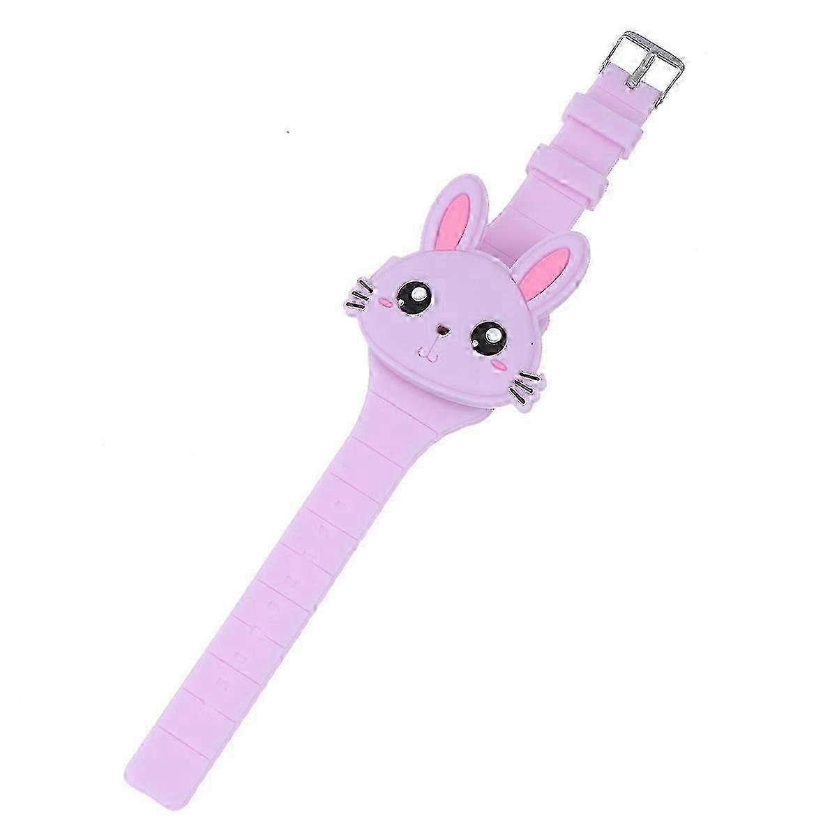 1 Pack Rabbit Shape Electronic Time Learning Kids Watch