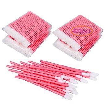 400 Stück Einweg-Lippenpinsel, Lipgloss-Applikatoren, Make-up-Pinsel, Lippenstift, Lipgloss-Stäbchen, Make-up-Applikatoren, Pinsel, Applikator-Werkzeug, Make-up, Schönheit