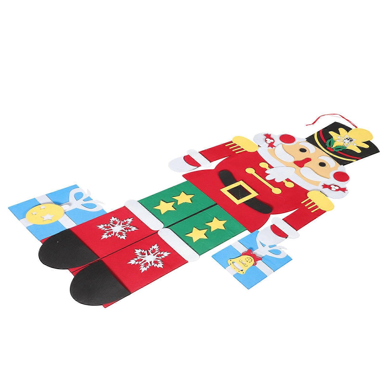 1 Set Xmas Nutcracker Decor Christmas Tree Decor Felt Nutcracker Decor Christmas Nutcracker Decor