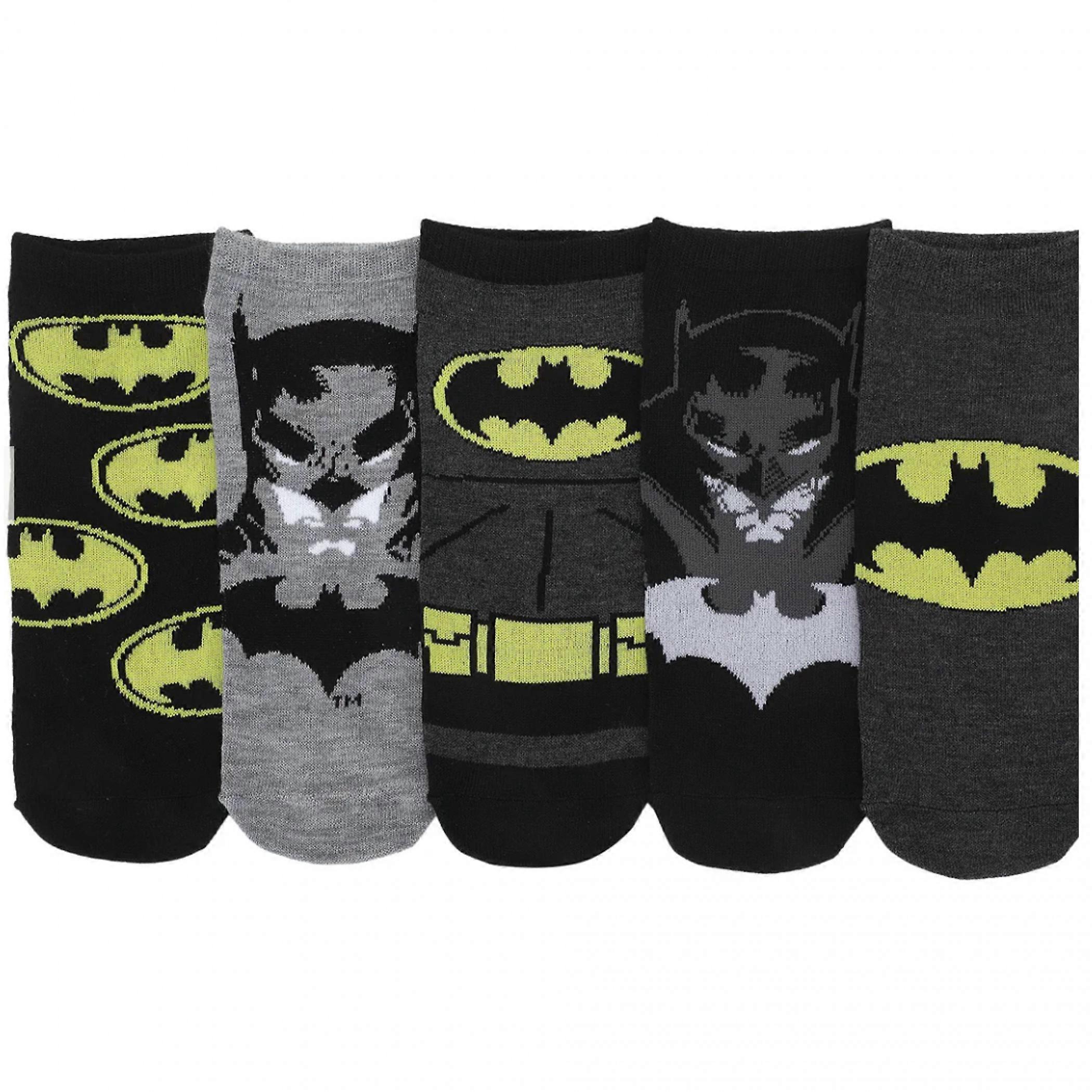 Batman Logos Women's Ankle Socks, 5-pack