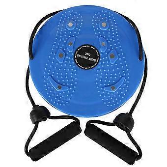 Midjevridningsskiva för hemmaträning med magnetisk massage, slitstarkt PP-material, 25 cm plattform
