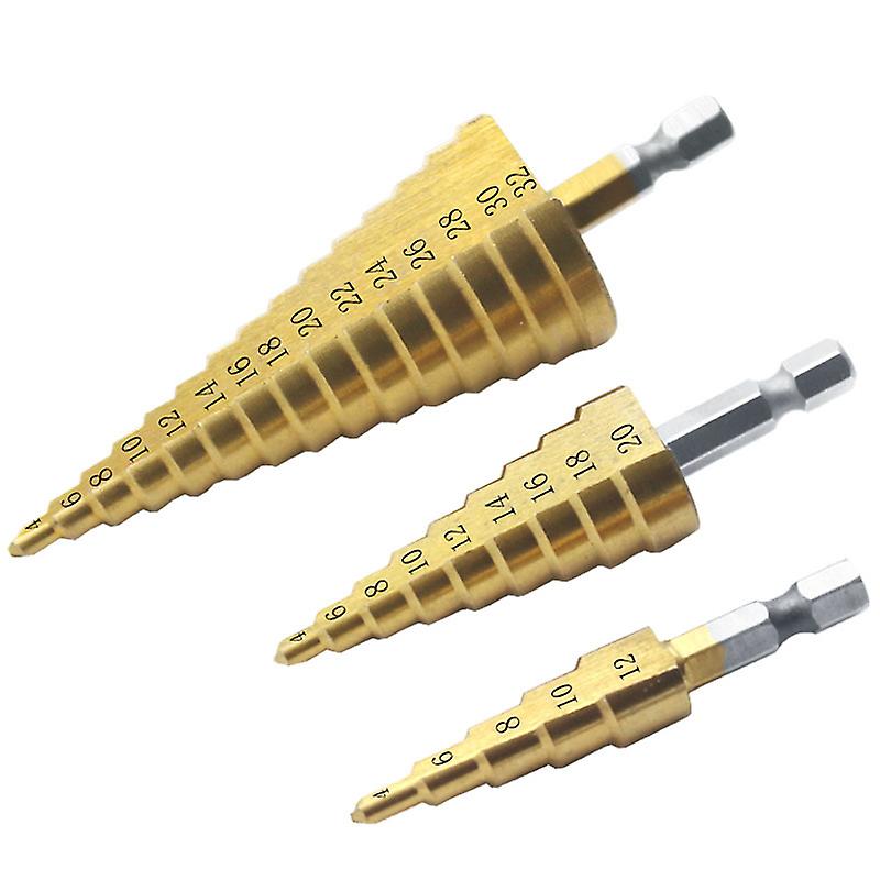 Hss Titanium Coated Step Drill Bit Power Tool