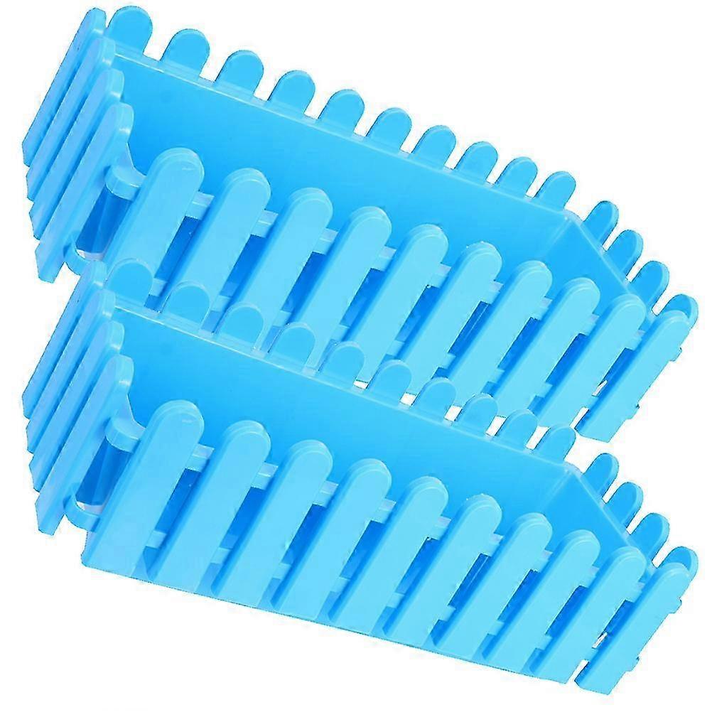 2Pcs Balcony Flower Box Rectangular Planter Fence Shape Planter Window Box Vegetable Planter