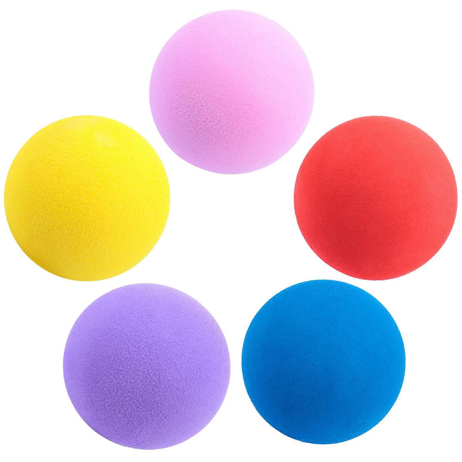 5Pcs Practical Training Balls Elastic Balls Durable Golfs for Indoor