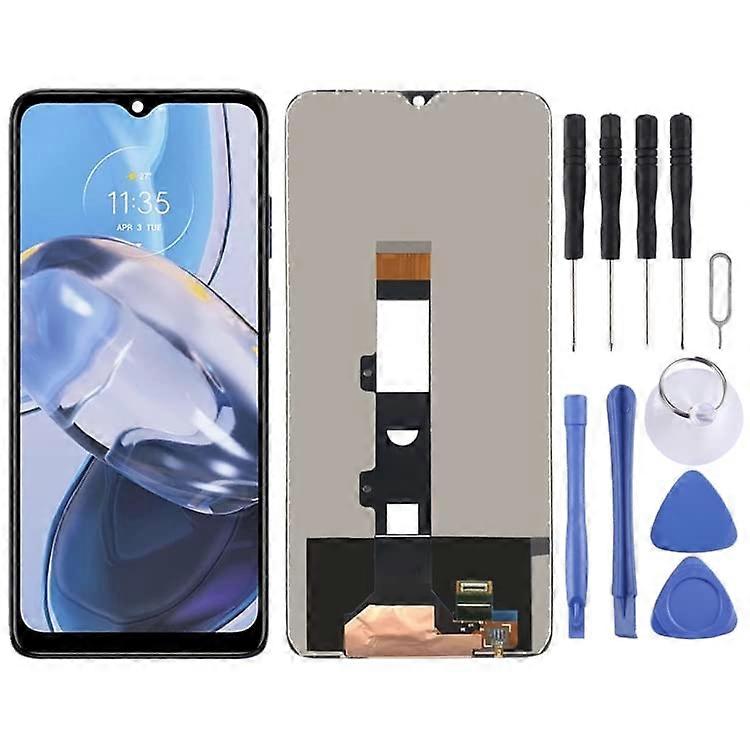 Screen Replacement LCD Display Assembly with Touch Digitizer for Motorola Moto E22 for Quick