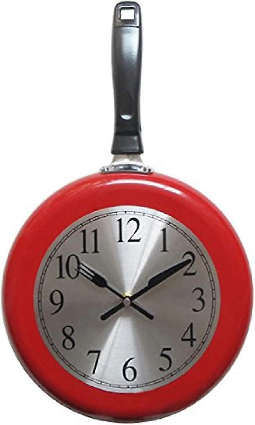 25.4 cm Metal Wall Clock - Kitchen Theme