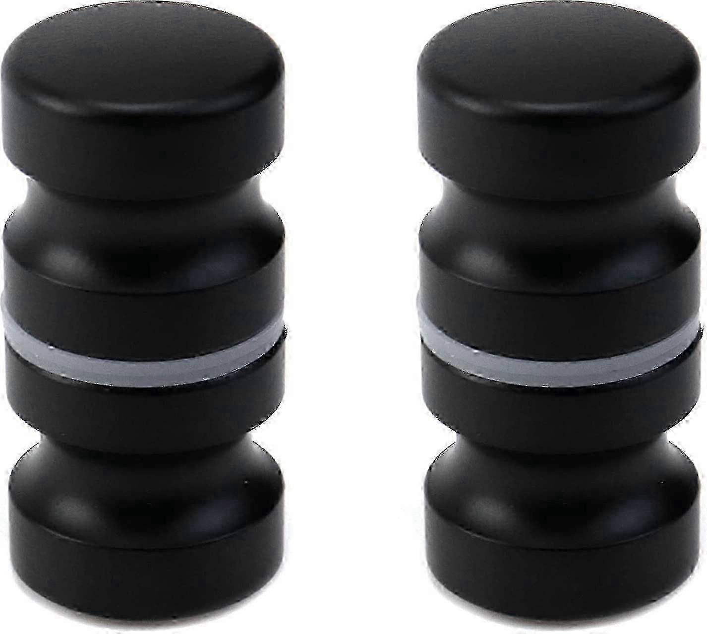 2pcs Black Bathroom Pull Handles, Shower Glass Door Knobs, Back To Back Shower Door Knobs