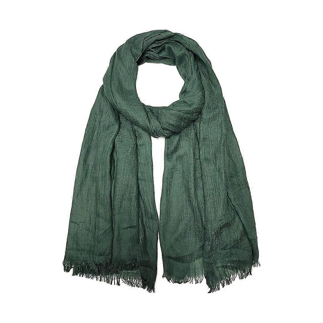 Lightweight Airy Wrinkle-Resistant UV-Protective Scarf