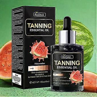 Self-Tanning Drops Face Facial Self Tanning Drops Liquid Self-Tanning Concentrate Drops Watermelon Face Tanning Serum for Naturally Tanned Complexion