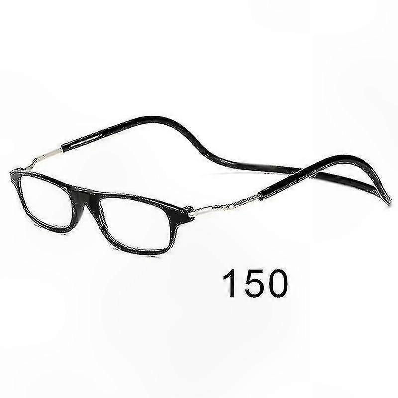 Adjustable Folding Reading Glasses with Magnetic Neck Holder for Comfortable Use
