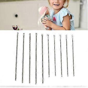 Stainless Steel Supplies 10pcs Rerooting Tool Compatible with Doll Wig Hair Replacement
