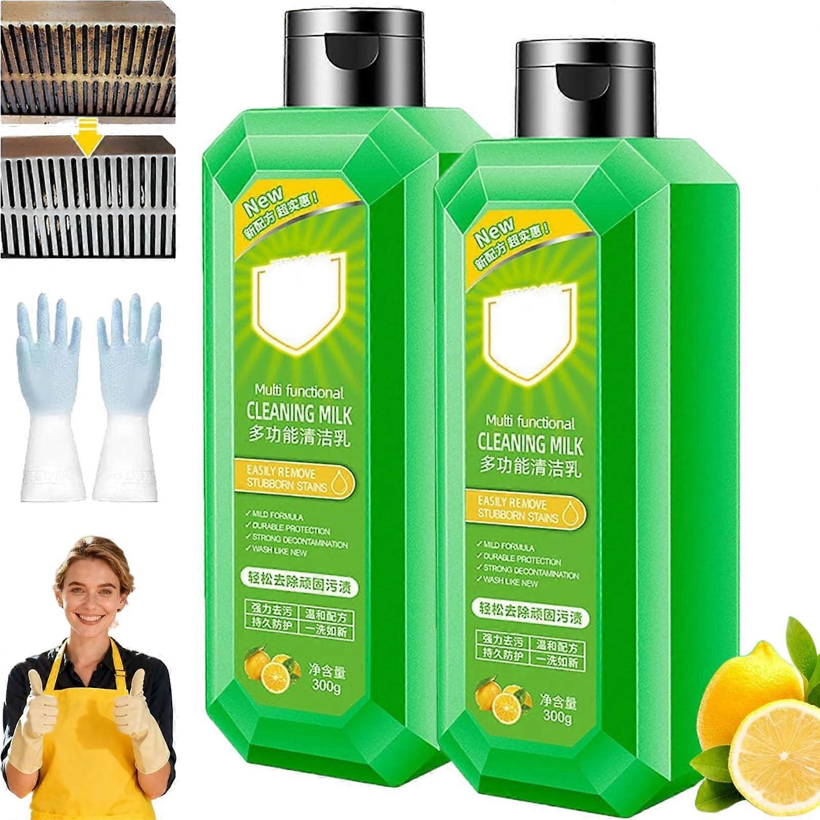 Powerful Lemon Scent Multi Surface Cleaner Concentrated Cleaning Solution for Home Kitchen Car (2)