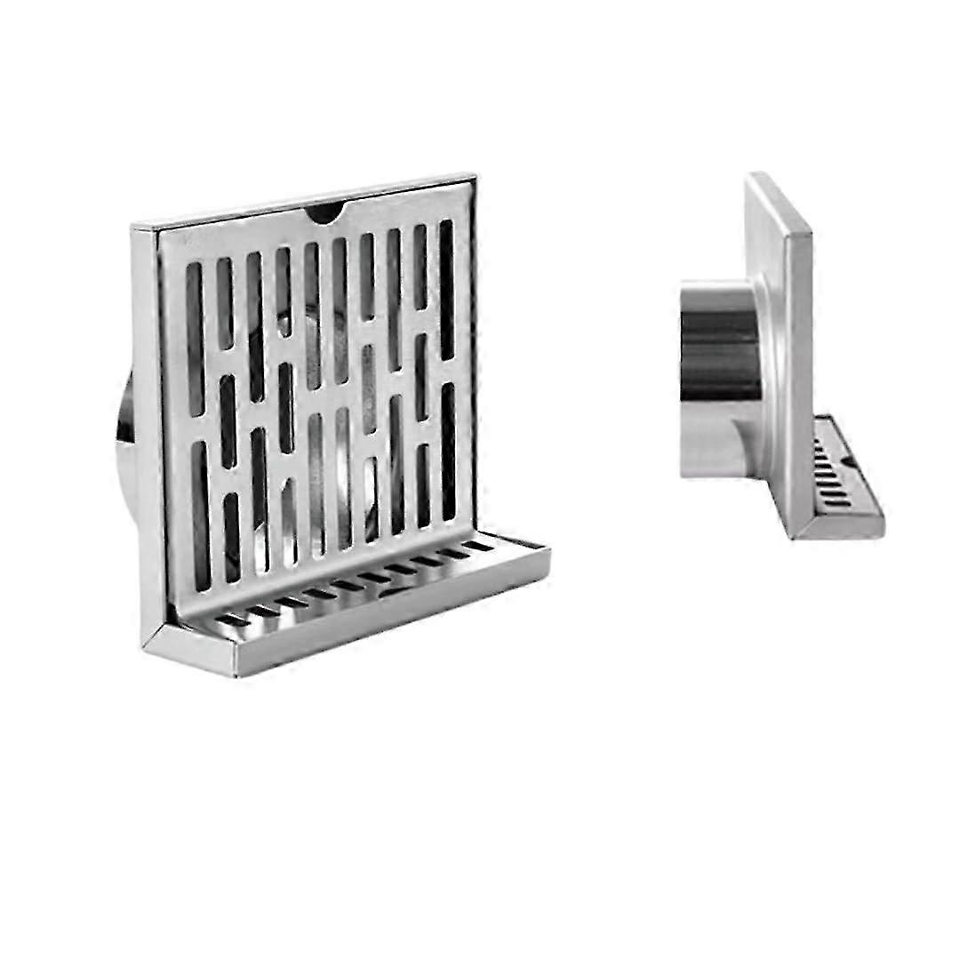 Odor Proof L Shaped Stainless Corner Drain