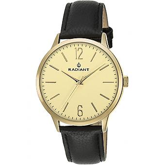 Radiant new British Quartz Analog Man Watch with RA415603 Cowskin Bracelet