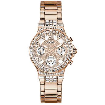 Guess watches ladies moonlight Watch for Women Analog Quartz with Stainless Steel Bracelet GW0320L3