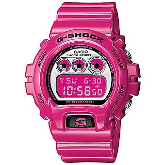 Casio g-shock fuchsia watch for Unisex Digital Quartz with Plastic bracelet DW-6900CS-4ER
