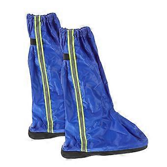 Waterproof Oxford Cloth Shoe Covers for Hiking Boots, Durable Zipper Closure, Reusable Outdoor Protectors