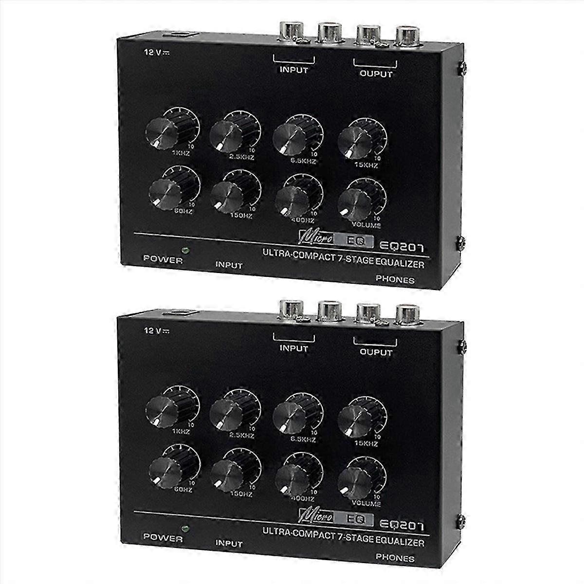 Preamp EQ207 7 Band Equalizers Sound Modifiers EU Plug