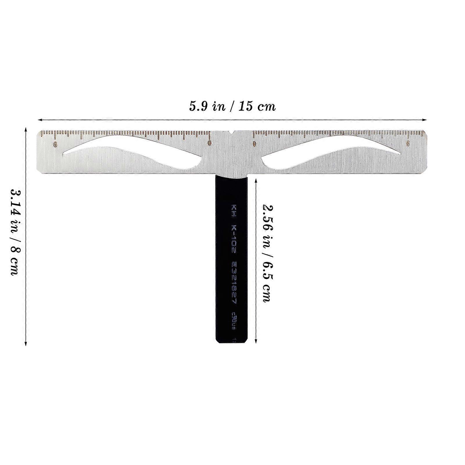 Eyebrow Stencil Kit Professional Eyebrow Caliper for Positioning