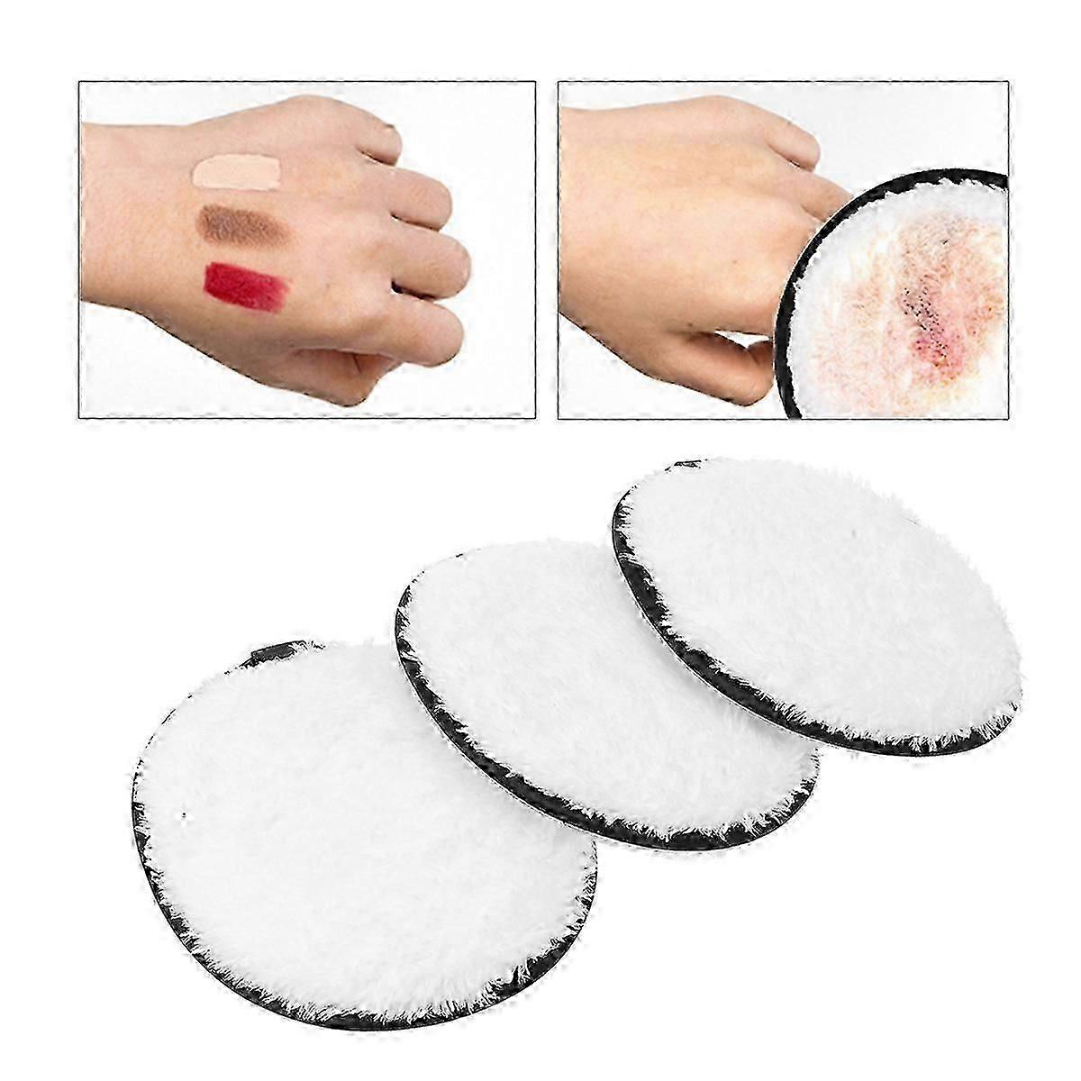 Makeup Face Cleansing Pad for Gentle Makeup Removal 3Pcs White
