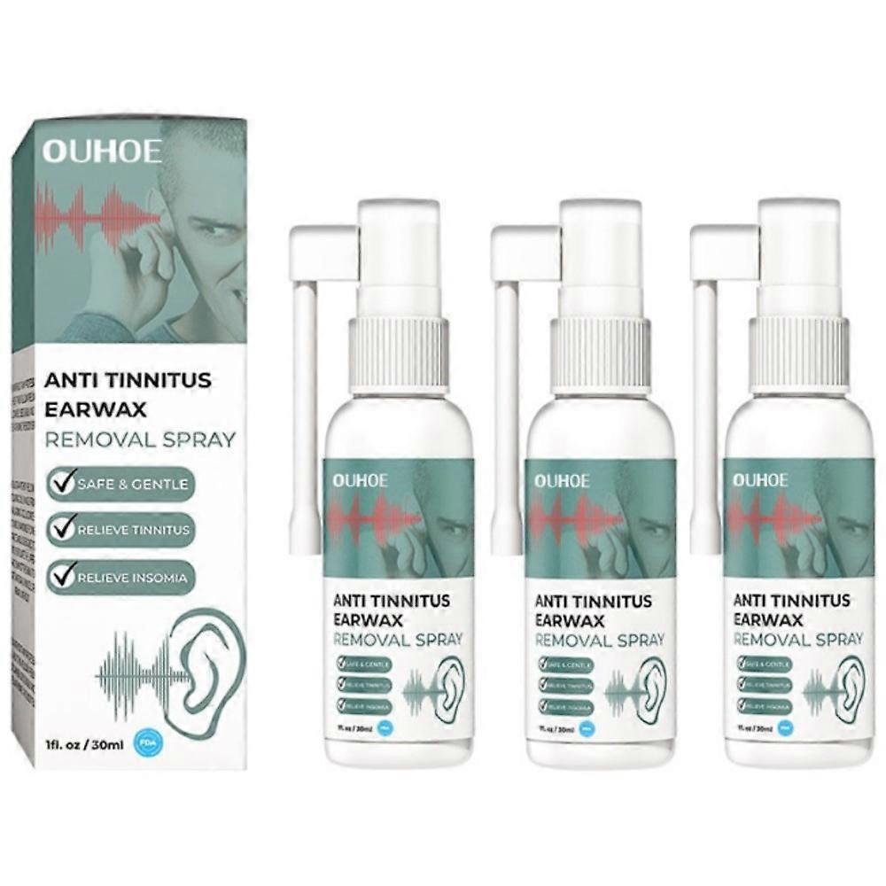 3buc Anti Tinitus Earwax Removal Spray 30ml
