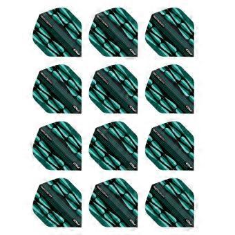 Turquoise Teardrop Dart Vluchten - 4 Sets Per Pack (12 Dart Vluchten in totaal)