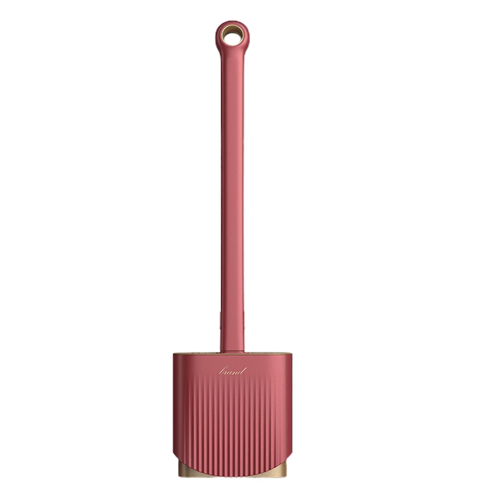 Tpr Toilet Brush With Holder & Removable Long Handle Wall Mounted Cleaner