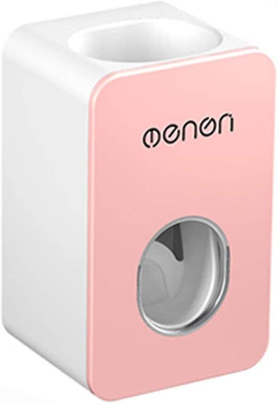 Pxcl Pink7x6x11cmautomatic Wall Mounted Toothpaste Dispenser - Waterproof And Dustproof