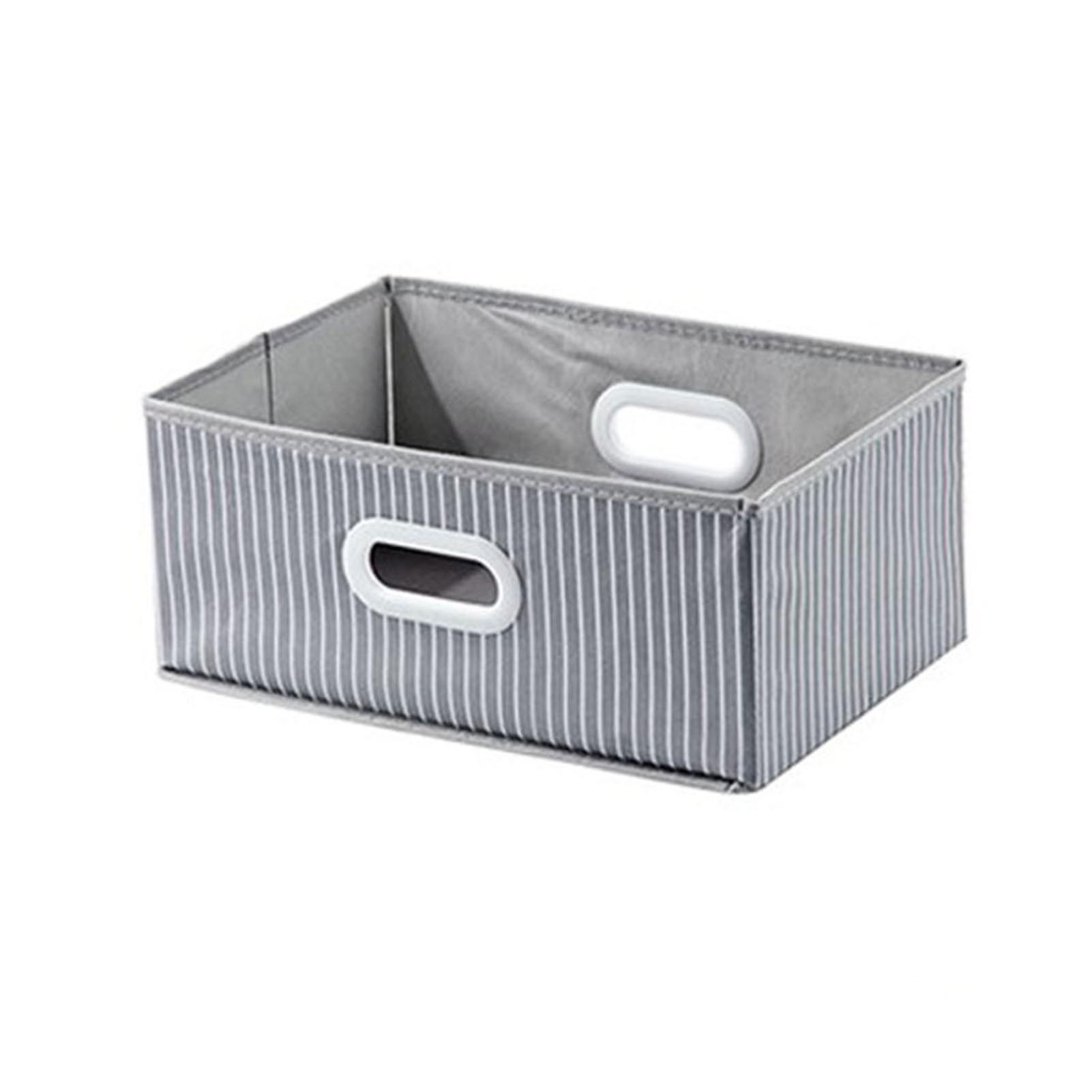 Clothes Storage Box With Handle Foldable Non-woven Fabric Box