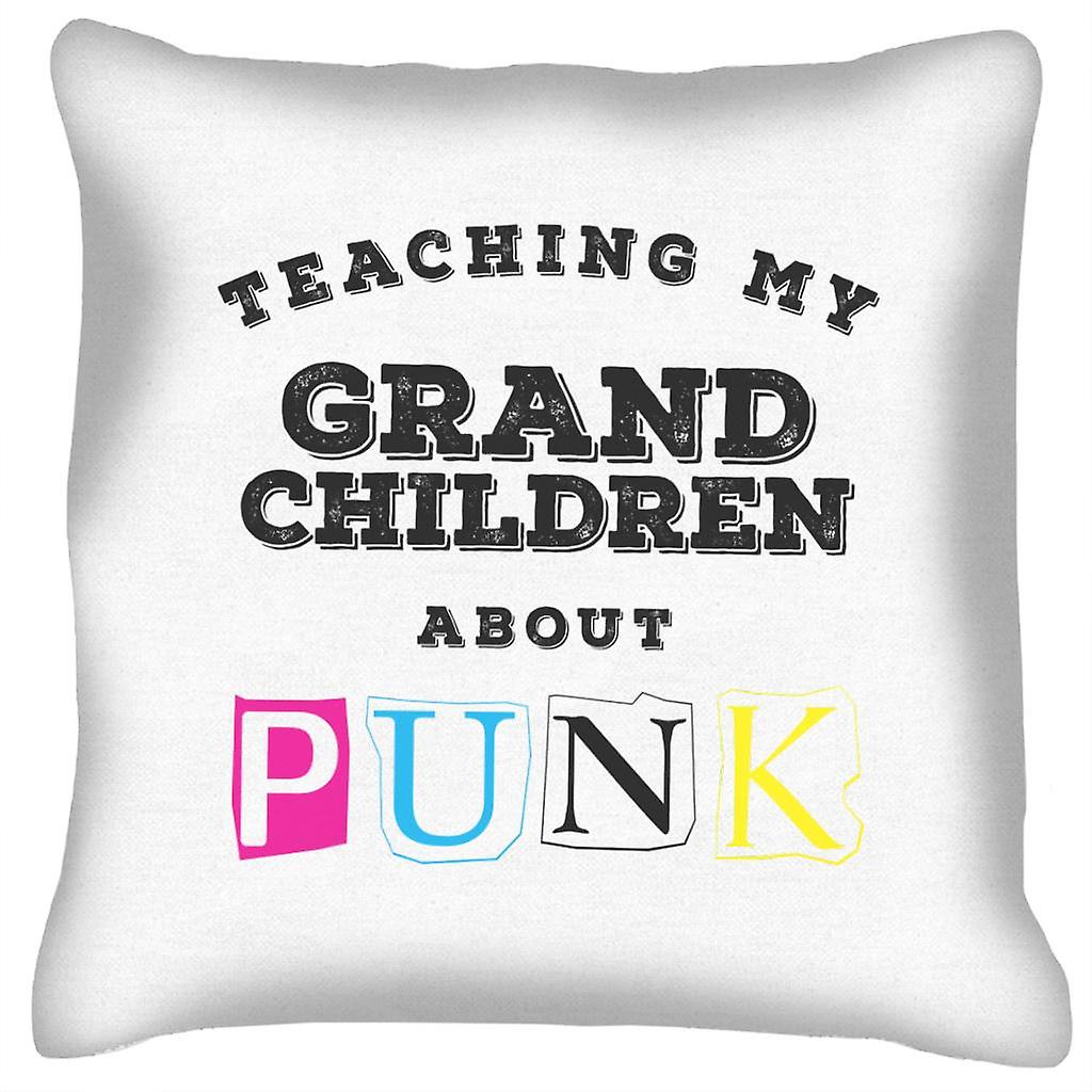 Teaching My Grandchildren About Punk Cushion