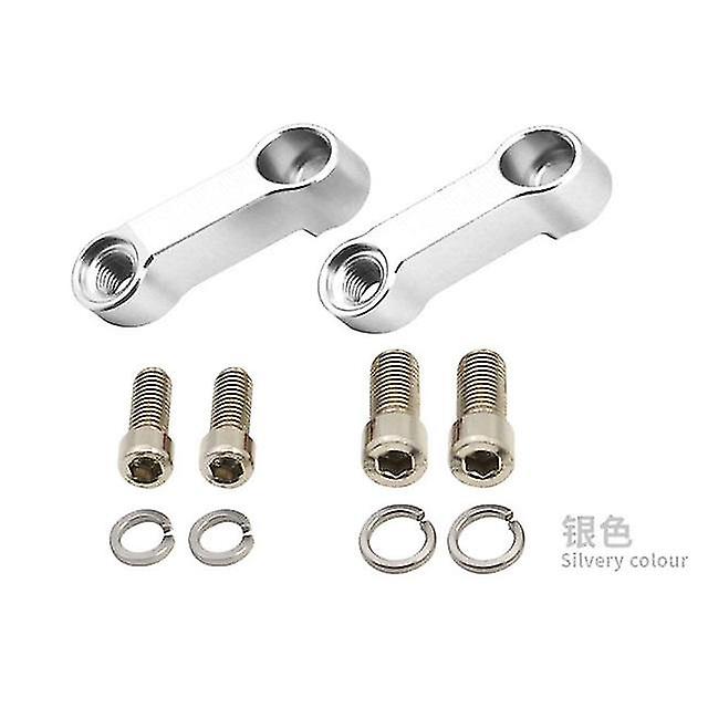 2pcs Cycle View S Extens Riser Extend Adapter Modified Transfer Base Widening Bracket