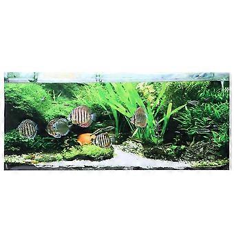 PVC klæbende havbund Små fisk vandplanter akvarium baggrund plakat klistermærke akvarium dekoration91x50cm