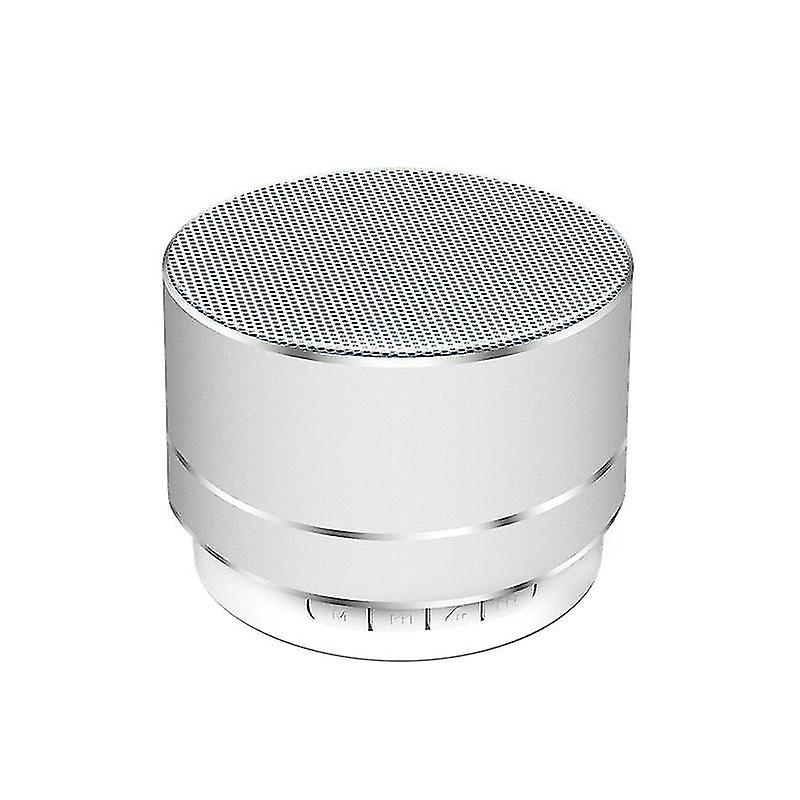 A10 Mini Metal Wireless Bluetooth Speaker(silver)