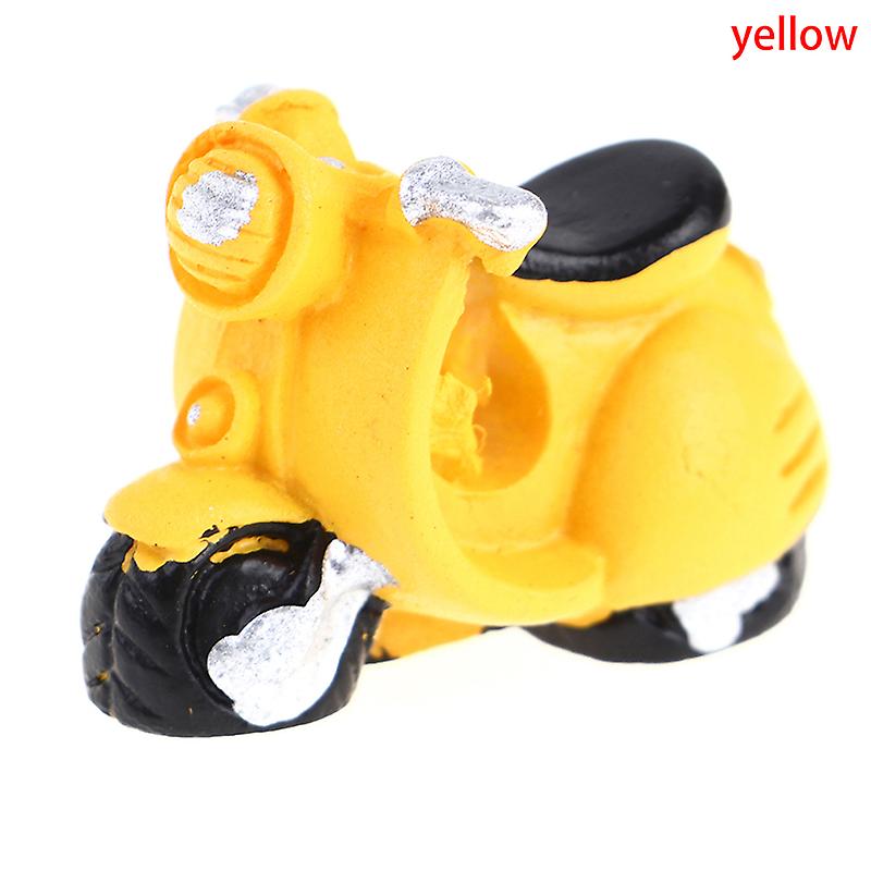 Doll House Miniature Model Simulation Mini Motorcycle Tricycle Shooting Props