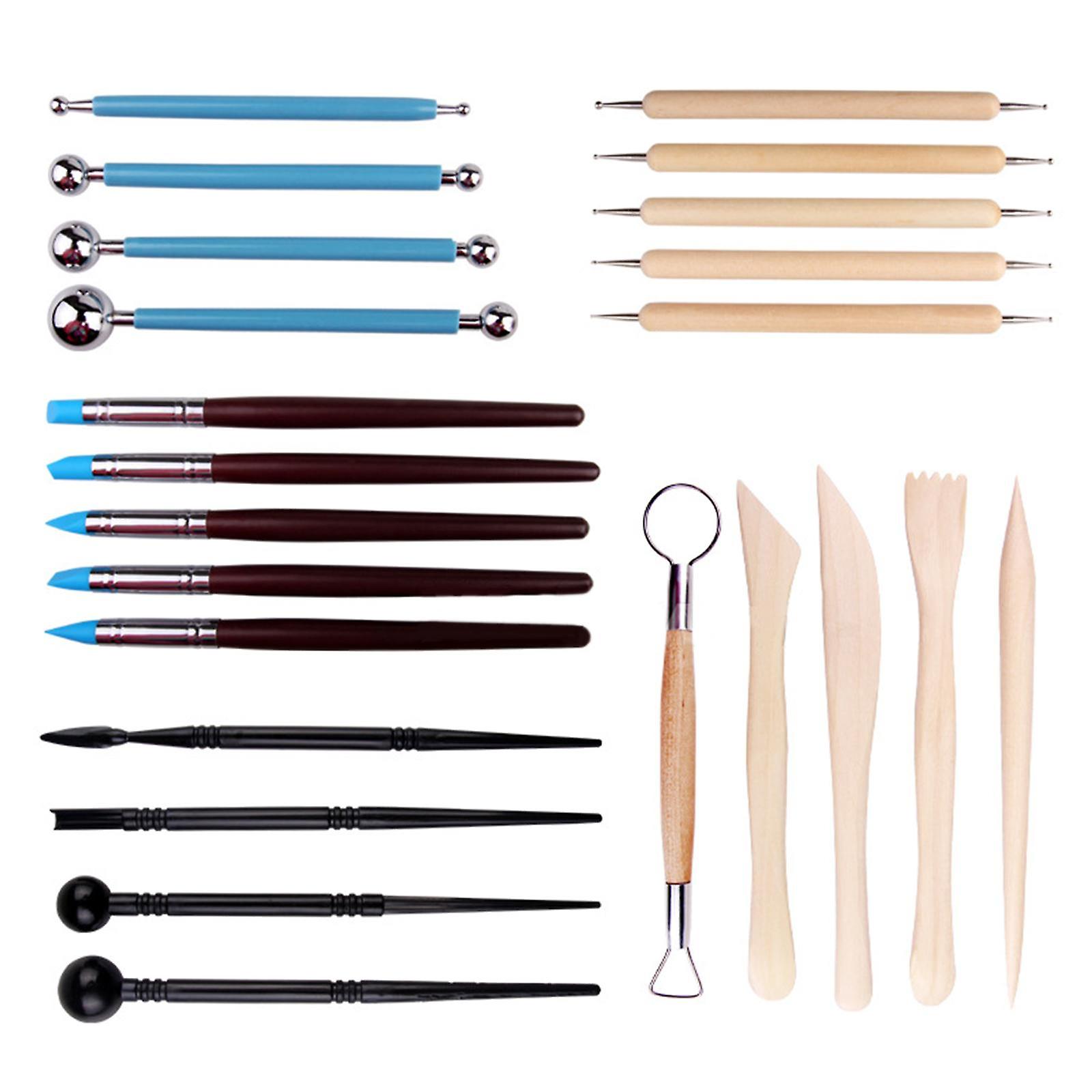 Dotting Tools Ball Styluses Carving Pen for Pottery Clay Modeling Embossing B
