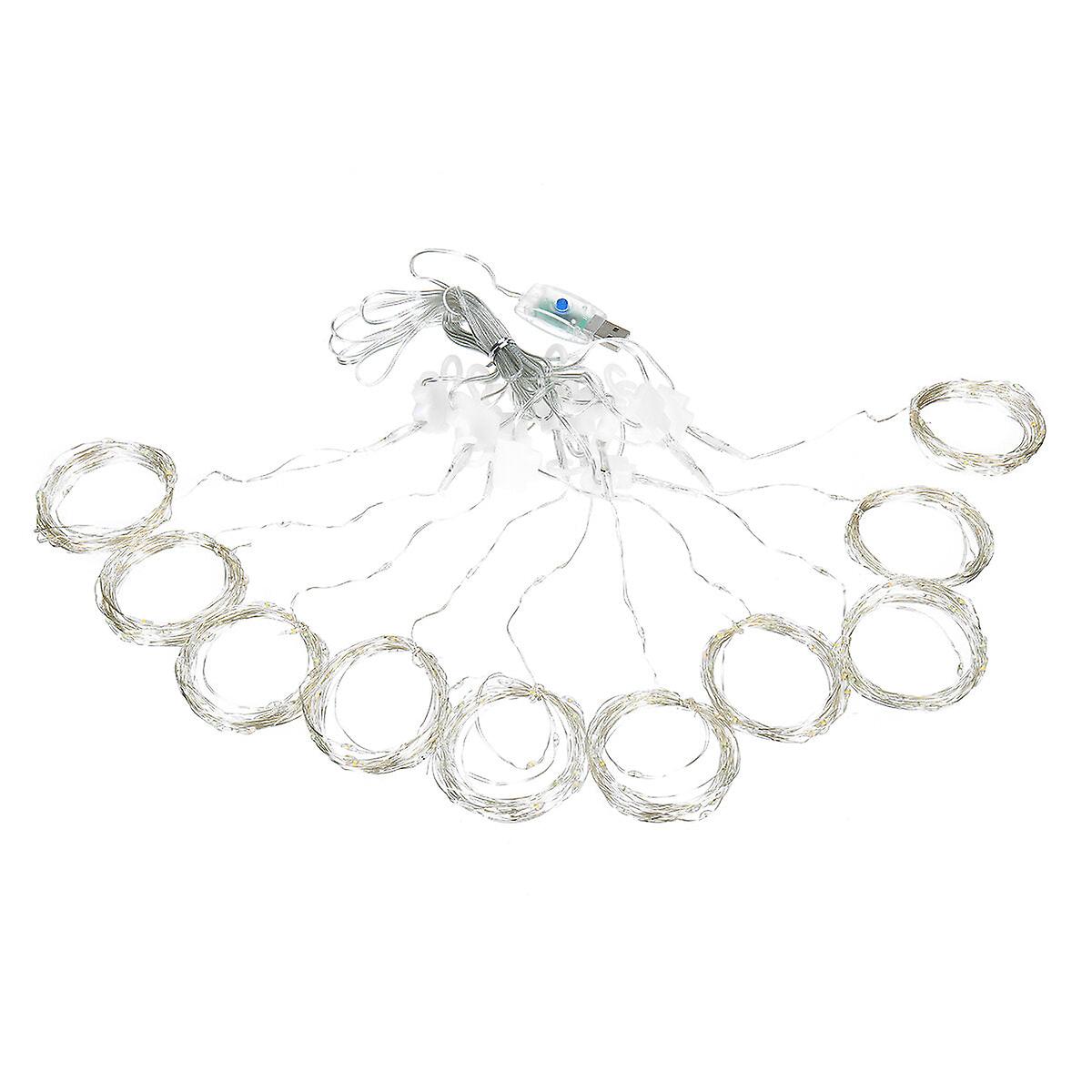 Led Fairy Curtain String Light - Remote Control, 8 Modes, Usb, 3 Sizes, Wedding/bedroom/party Decor