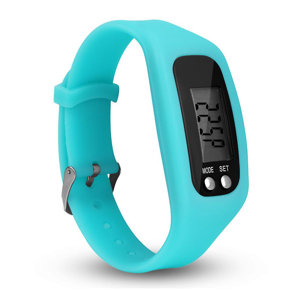 Smart Step Count Activity Tracker Fitness Sport Watch Soft Waterproof Wrist Band Pedometer Lcd Adult Kid