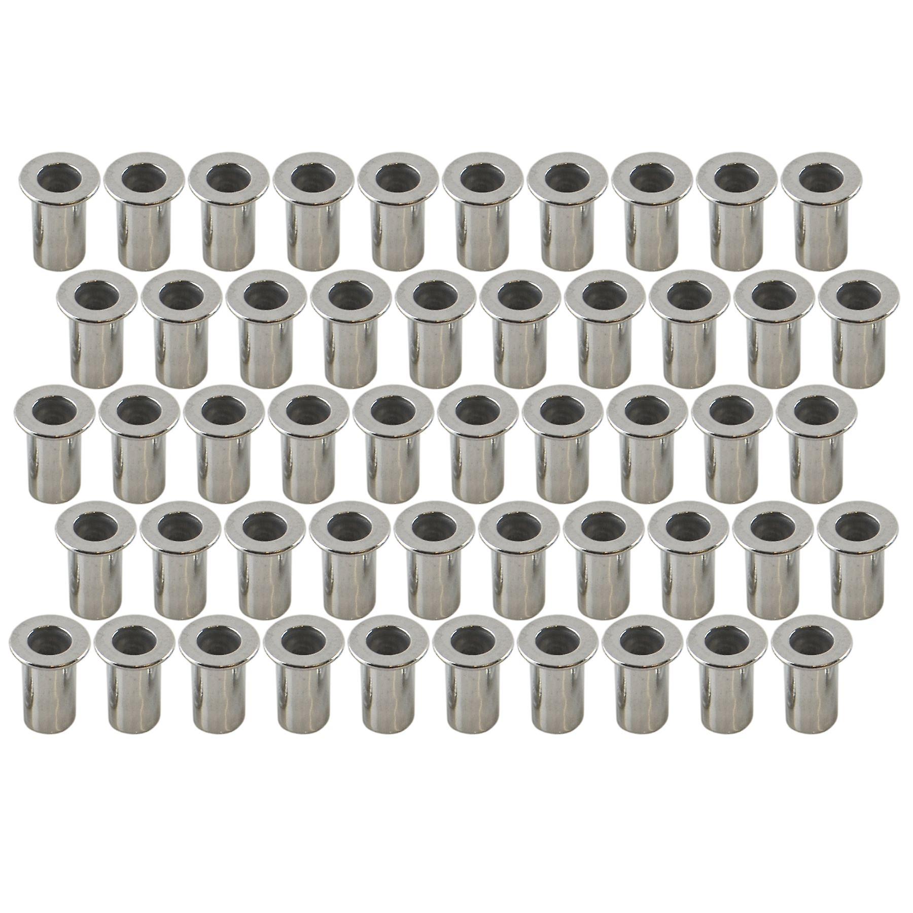 4mm Alu Nut Serts Riveting Nuts Rivet Nut Threaded Inserts Blindnut Rivnut 50 PC