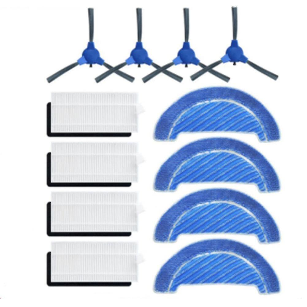 Filter Side Brush Mop Cloths Rag For Cecotec Conga 1090 1990 Robot