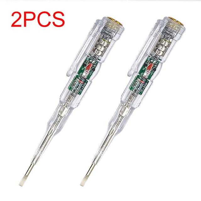 2pcs Intelligent Induction Power Voltage Tester Detector Pen Voltmeter Circuit Tester 70-250v Non-contact Induction Test Pen