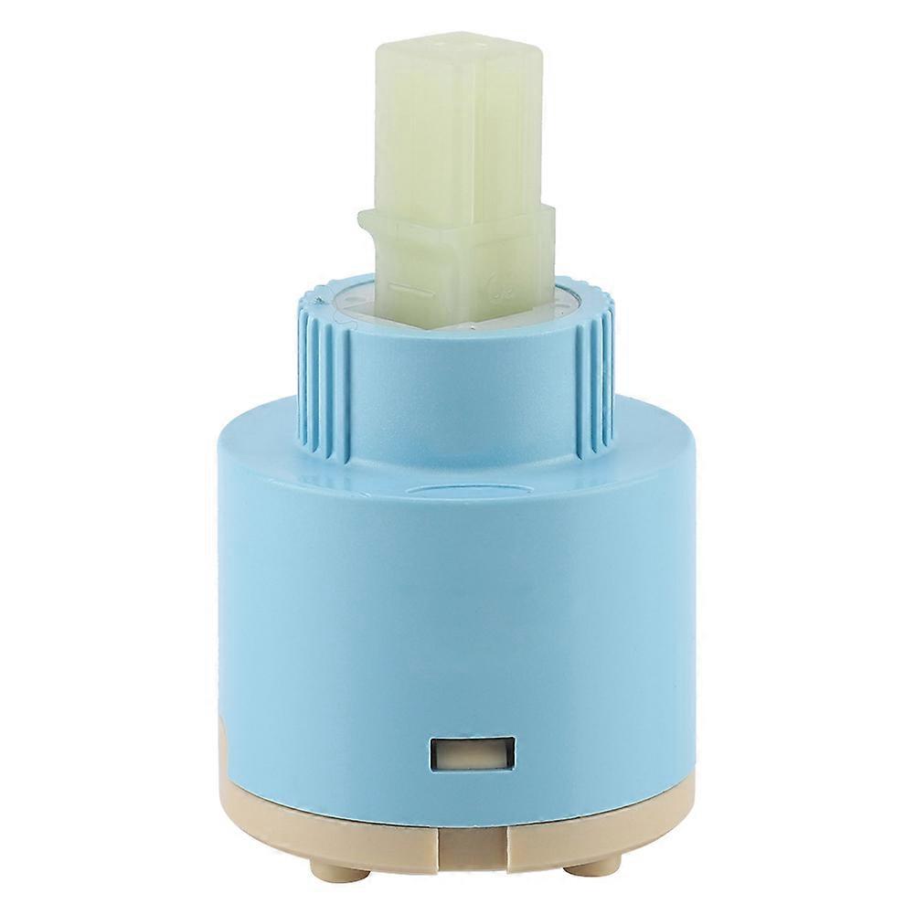 35mm ABS Blue Ceramic Cartridge Tap Mixer, Practical Inner Control Faucet Valve, Durable and Easy to Install Water Control Valve for Home Use