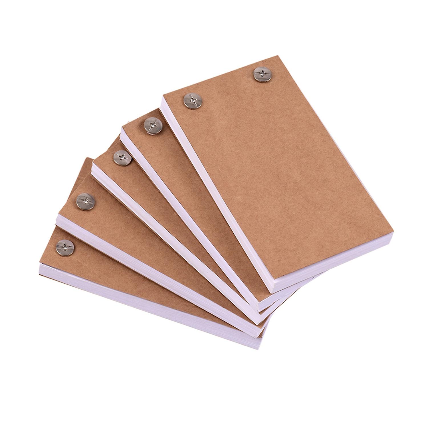 Blank Flip Book Kit with 300 Sheets Animation Paper Flipbook Binding Screws for LED Tracing Light Pa