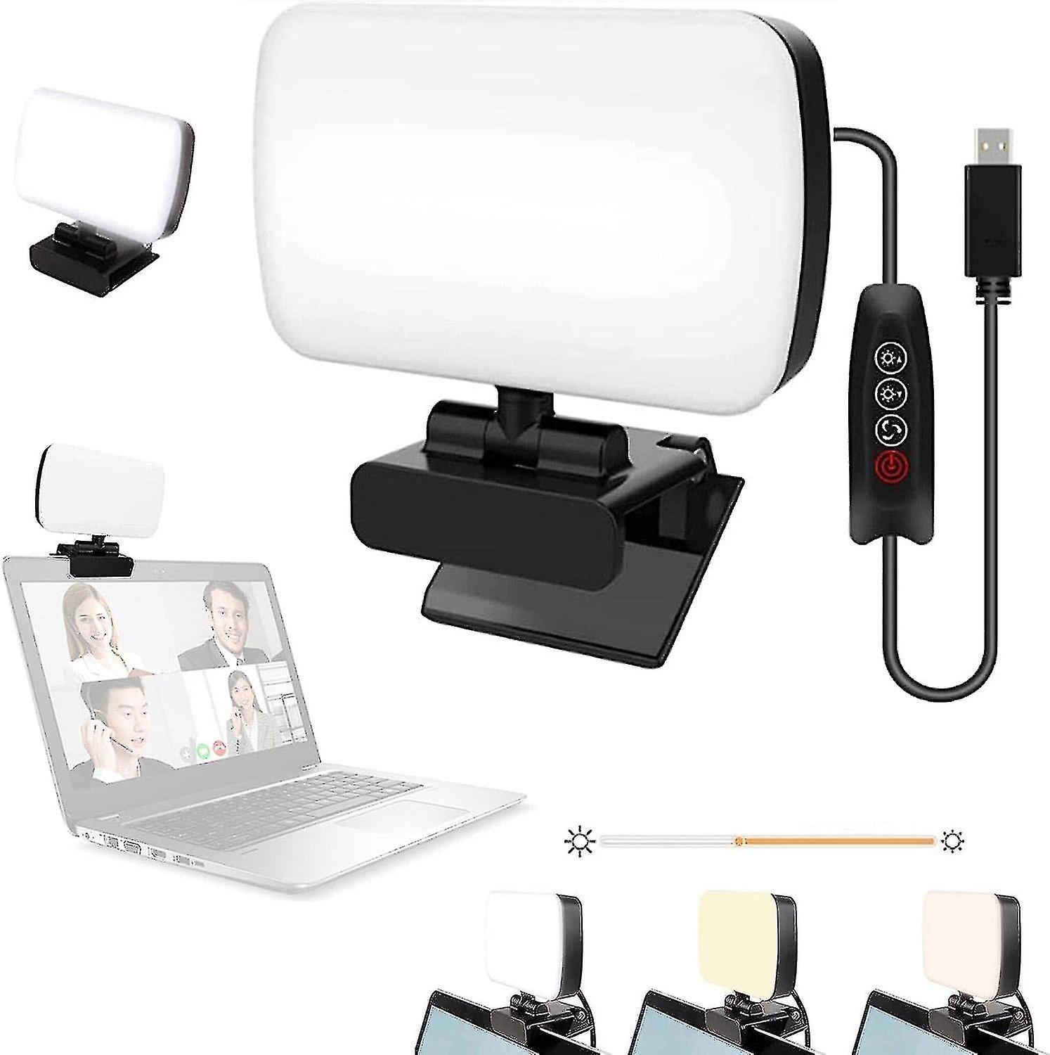 Laptop Lamp compatible with Video Conferencing With Clip