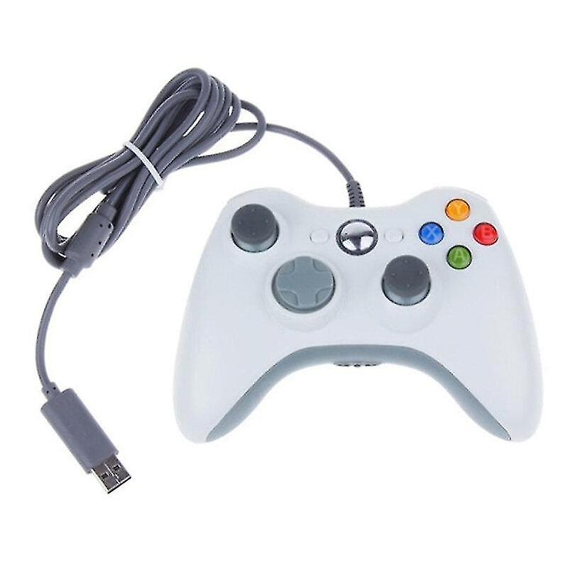 Home Game Console Accessories White Usb Wired Game Controller Gamepad Joypad Joystick For Laptop Pc Computer Deaktop
