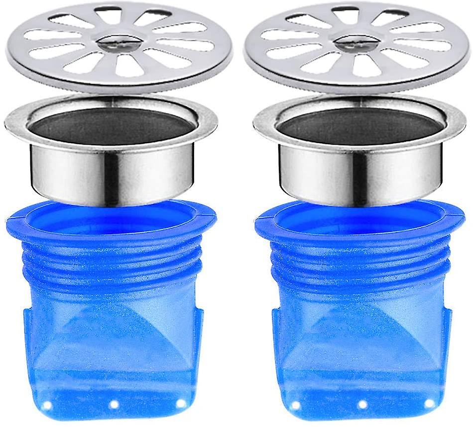 2 Pack Silicone Floor Drain Single Way Valve For Tubes Tubes In Bathroom Floor (a 50 * 55mm)