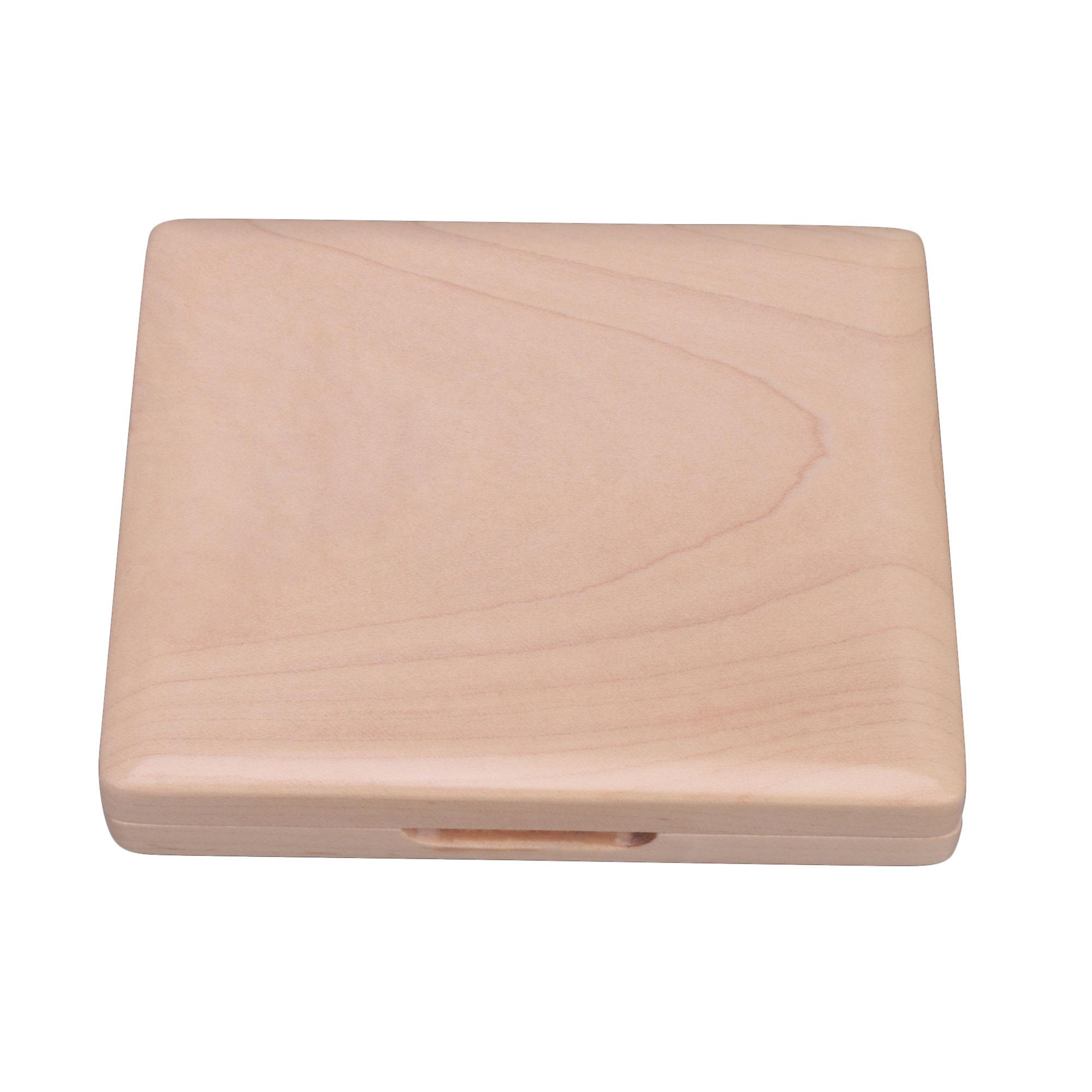 Solid Wood Damp-Proof Reed Storage Cassette for 5 PCS Saxophone Reeds